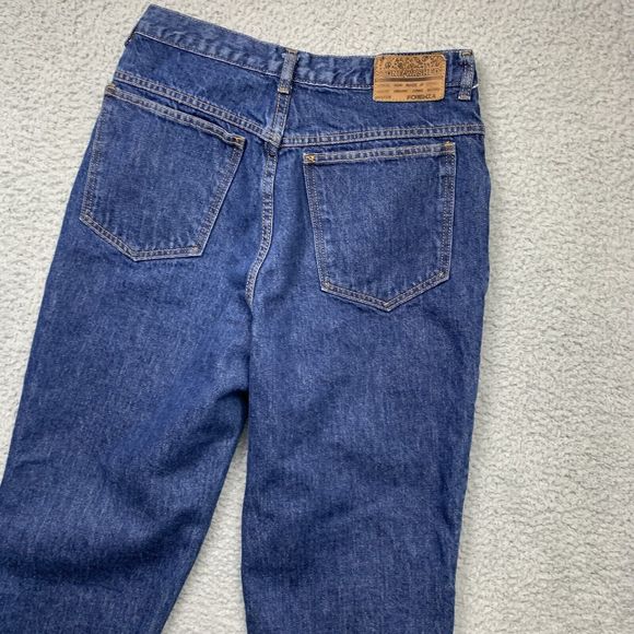 Forenza Jeans Womens 12 Vintage Blue High Waisted Mom Tapered Leg Retro USA - Picture 5 of 16